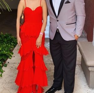 zelda fitz gown in black majorelle